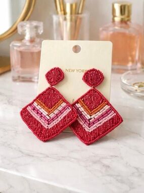 Vibrant Beaded Earrings